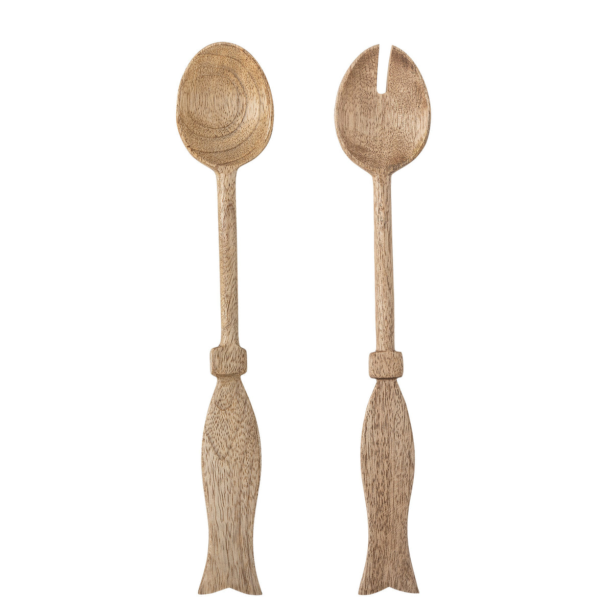 Seva Salatbesteck, Natur, FSC®100%, Mango in Nature präsentiert im Onlineshop von KAQTU Design AG. Salatzubehör ist von Creative Collection