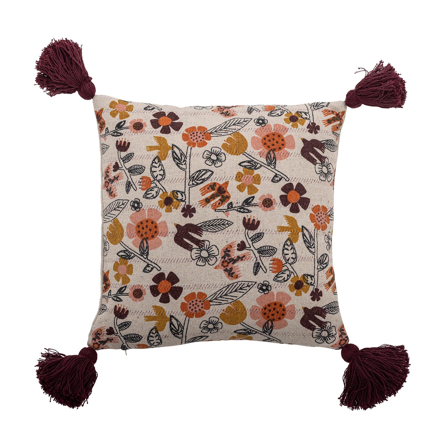 Vivielle Kissen, Bunt, Baumwolle in Multi präsentiert im Onlineshop von KAQTU Design AG. Deko Kissenbezug ist von Bloomingville