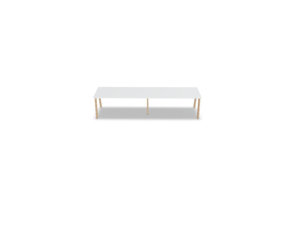 Ogi B BOB040E2 - Schreibtisch in Weiss Pastell präsentiert im Onlineshop von KAQTU Design AG. Schreibtisch ist von Mdd