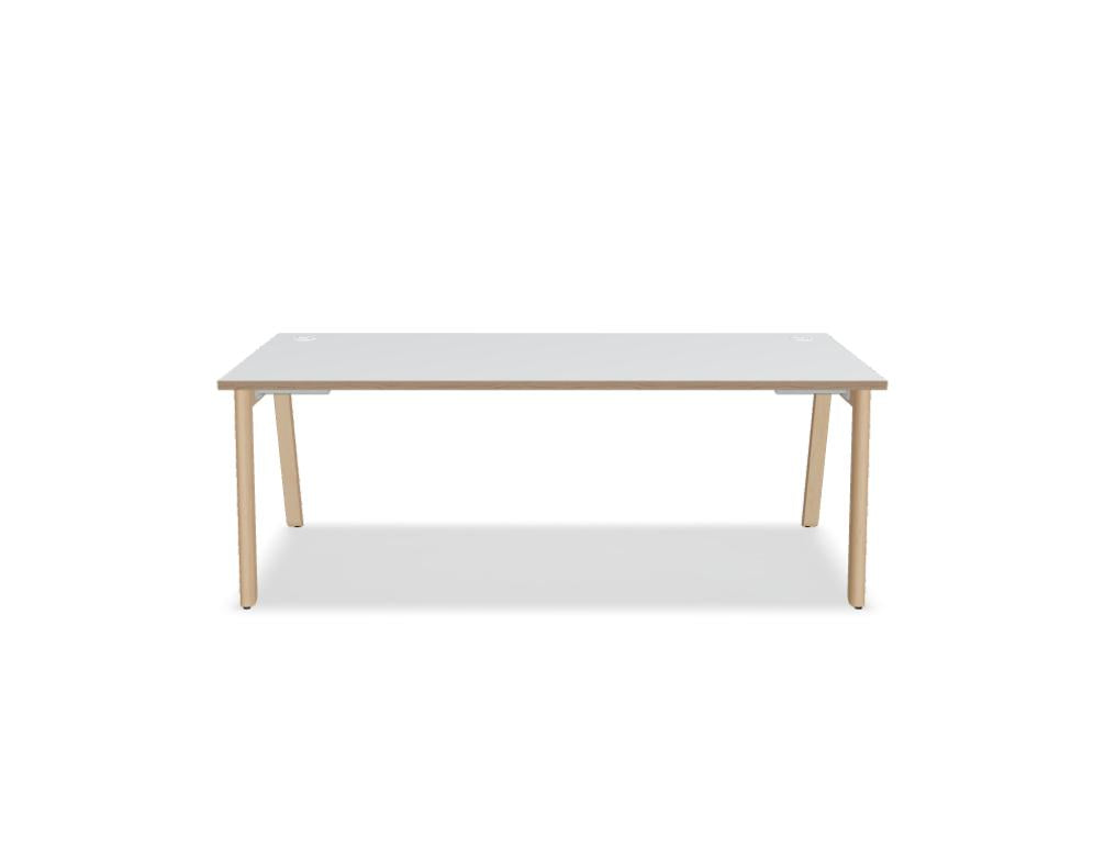 Ogi B BOB060 - Schreibtisch in Weiss Pastell präsentiert im Onlineshop von KAQTU Design AG. Schreibtisch ist von Mdd