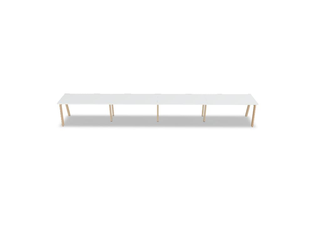 Ogi B BOB240E4 - Schreibtisch in Weiss Pastell präsentiert im Onlineshop von KAQTU Design AG. Schreibtisch ist von Mdd