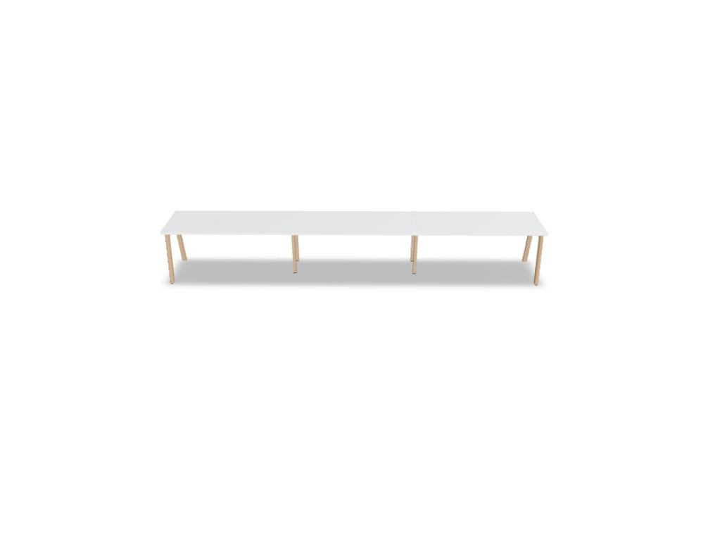Ogi B BOB260E3 - Schreibtisch in Weiss Pastell präsentiert im Onlineshop von KAQTU Design AG. Schreibtisch ist von Mdd
