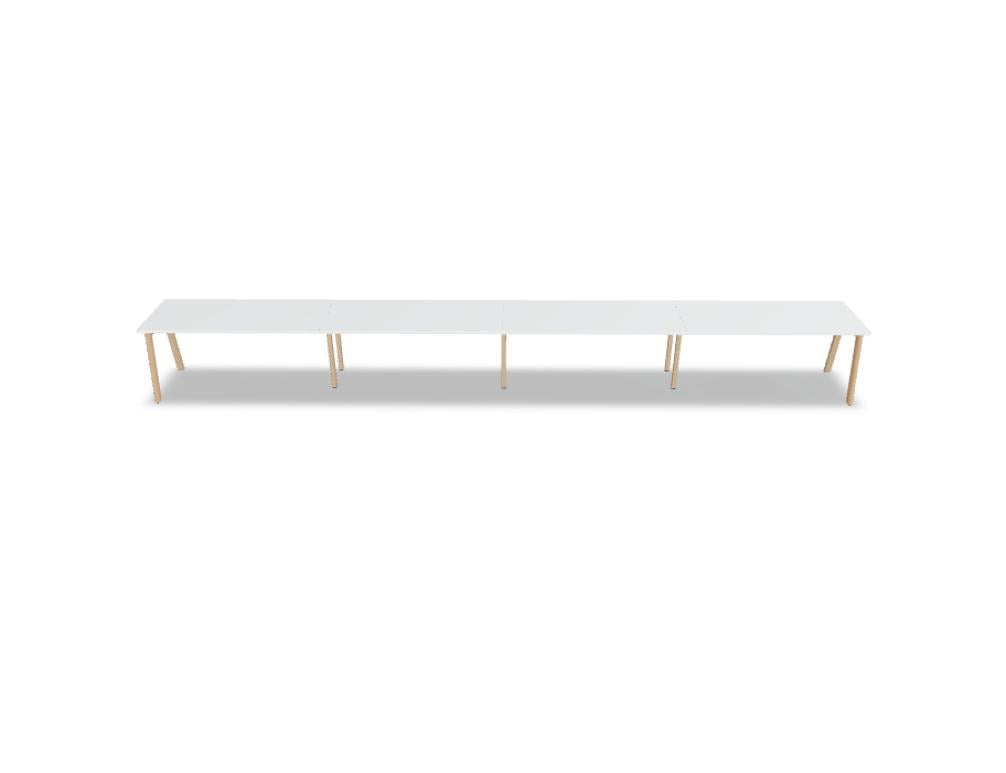 Ogi B BOB260E4 - Schreibtisch in Weiss Pastell präsentiert im Onlineshop von KAQTU Design AG. Schreibtisch ist von Mdd