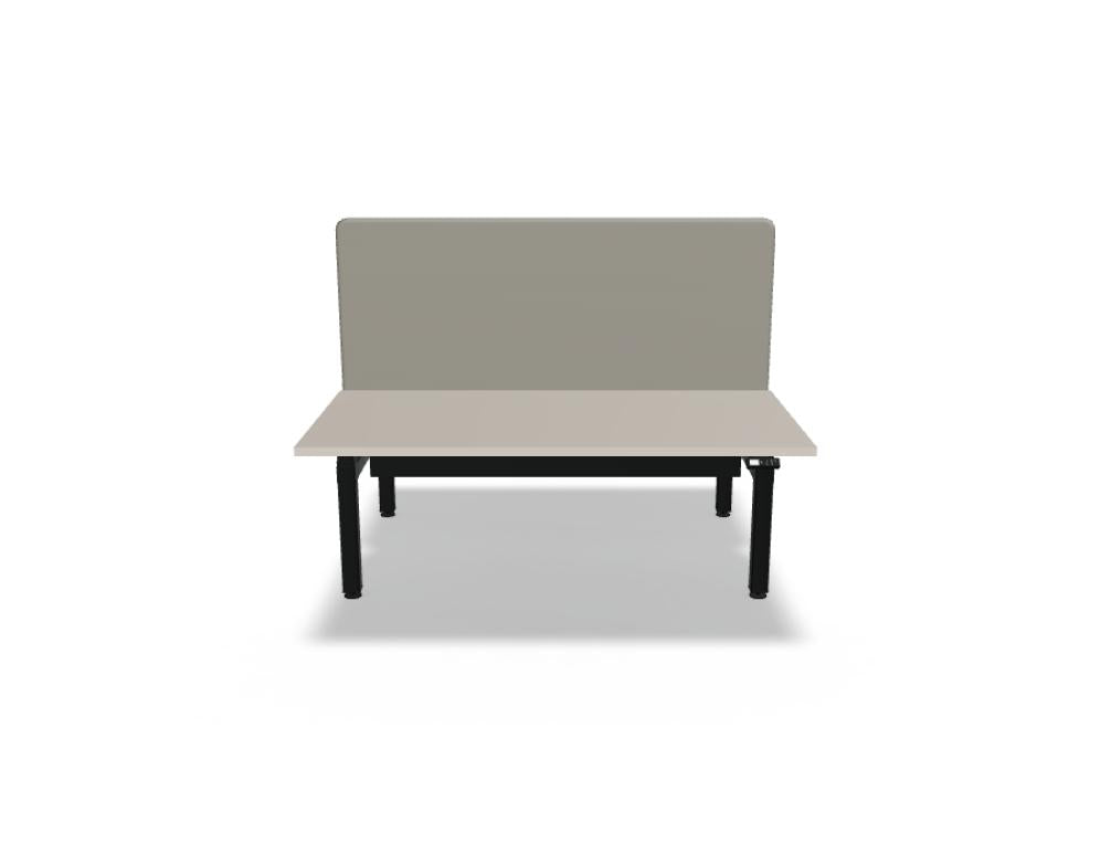 Ogi Drive Bench mit einer gemeinsamen Kabelschiene BOD816 - Doppelschreibtisch elektrisch höhenverstellbar, zweimotoriges Gestell in Honigeiche präsentiert im Onlineshop von KAQTU Design AG. Schreibtisch ist von Mdd