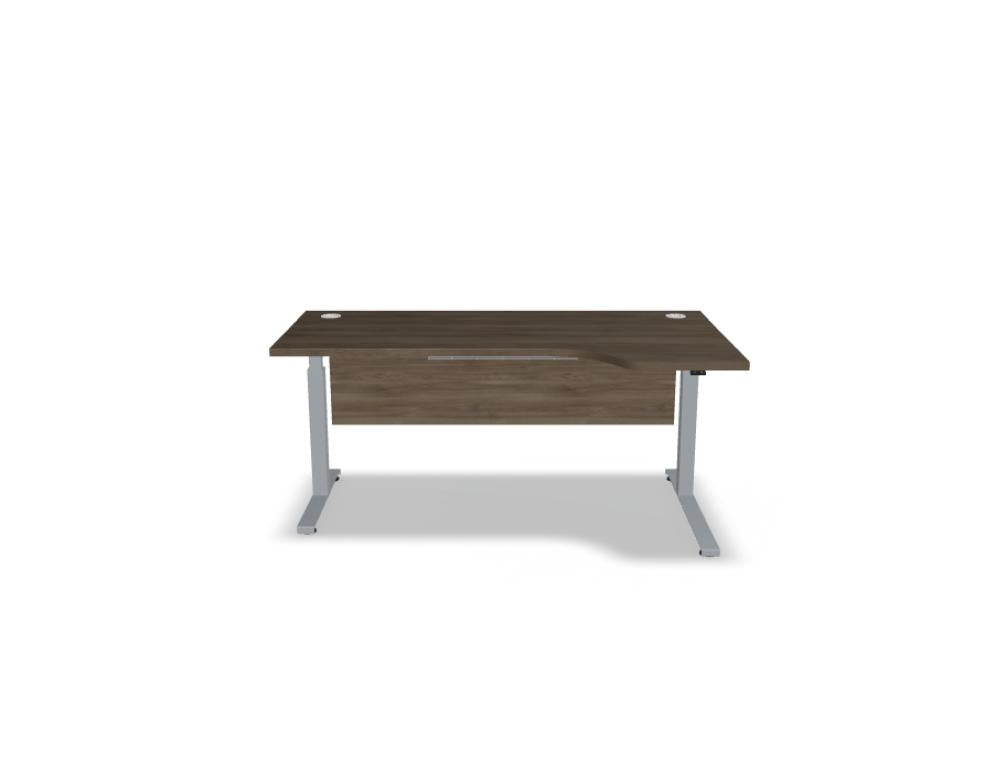 Ogi Drive  BODK567 - Schreibtisch elektrisch höhenverstellbar, zweimotoriges Gestell in Honigeiche präsentiert im Onlineshop von KAQTU Design AG. Schreibtisch ist von Mdd