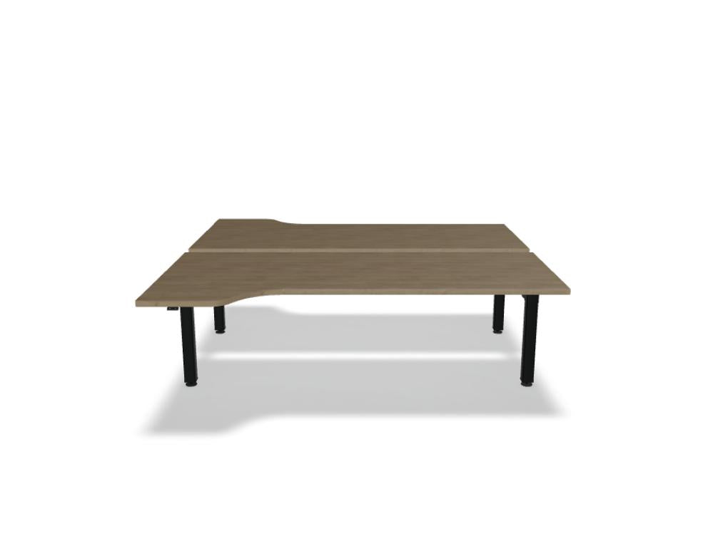 Ogi Drive Bench BODK620 - Doppelschreibtisch mit elektrischer Höhenverstellung, zweimotoriges Gestell in Honigeiche präsentiert im Onlineshop von KAQTU Design AG. Schreibtisch ist von Mdd