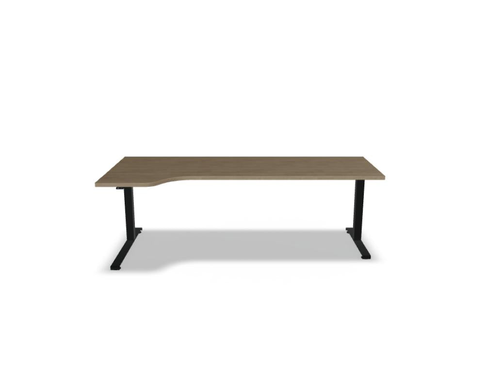 Ogi Drive  BODK707 - Schreibtisch elektrisch höhenverstellbar, zweimotoriges Gestell in Honigeiche präsentiert im Onlineshop von KAQTU Design AG. Schreibtisch ist von Mdd