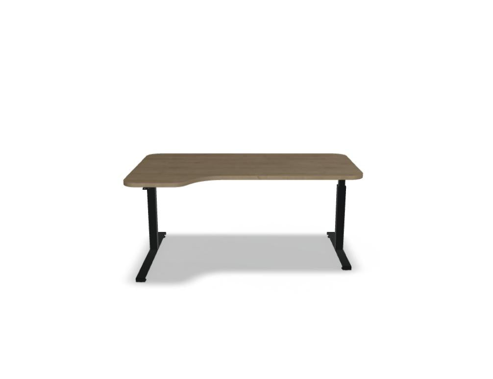 Ogi Drive  BODKZ56 - Schreibtisch elektrisch höhenverstellbar, zweimotoriges Gestell in Honigeiche präsentiert im Onlineshop von KAQTU Design AG. Schreibtisch ist von Mdd