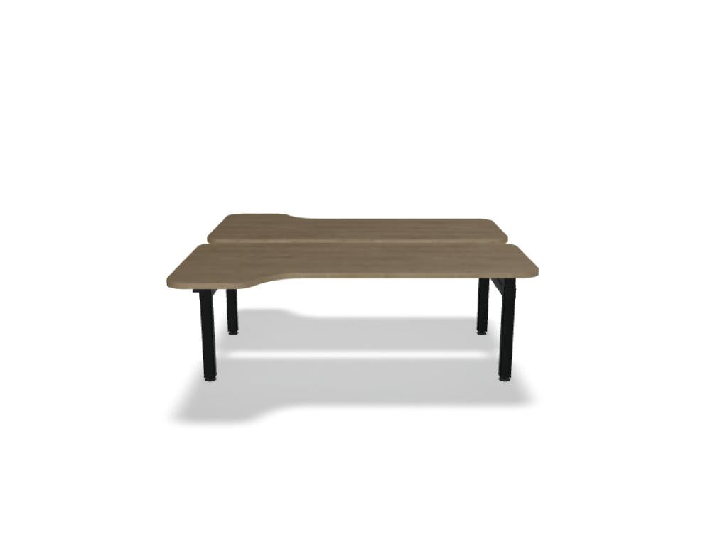 Ogi Drive Bench BODKZ578 - Doppelschreibtisch mit elektrischer Höhenverstellung, zweimotoriges Gestell in Honigeiche präsentiert im Onlineshop von KAQTU Design AG. Schreibtisch ist von Mdd