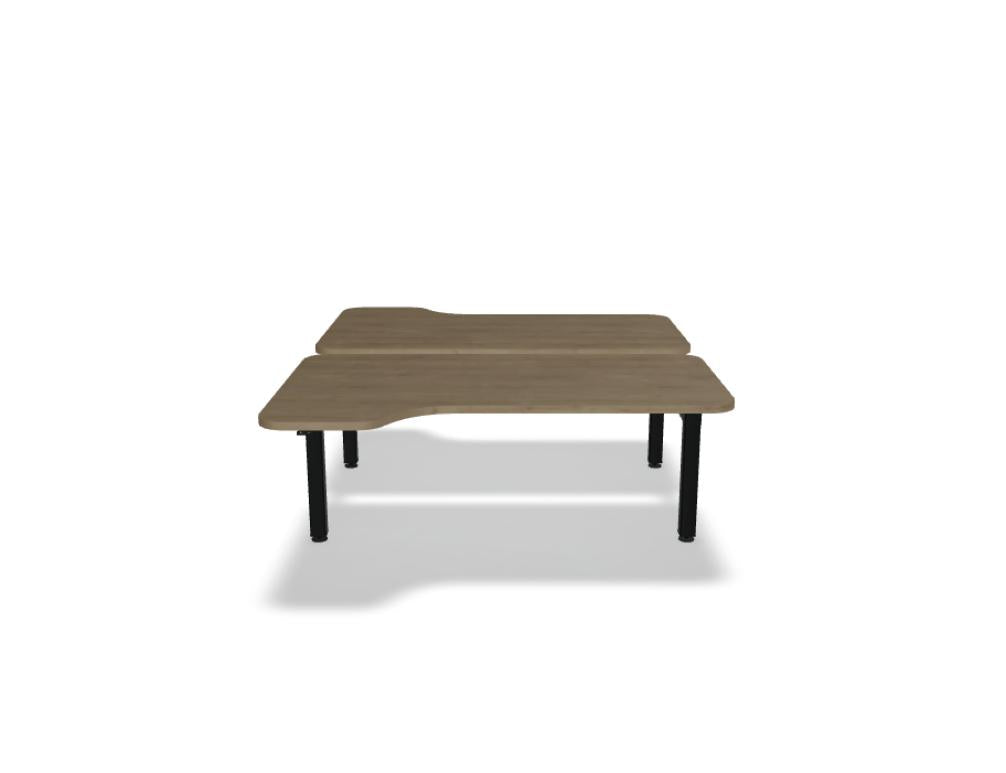 Ogi Drive Bench BODKZ616 - Doppelschreibtisch mit elektrischer Höhenverstellung, zweimotoriges Gestell in Honigeiche präsentiert im Onlineshop von KAQTU Design AG. Schreibtisch ist von Mdd