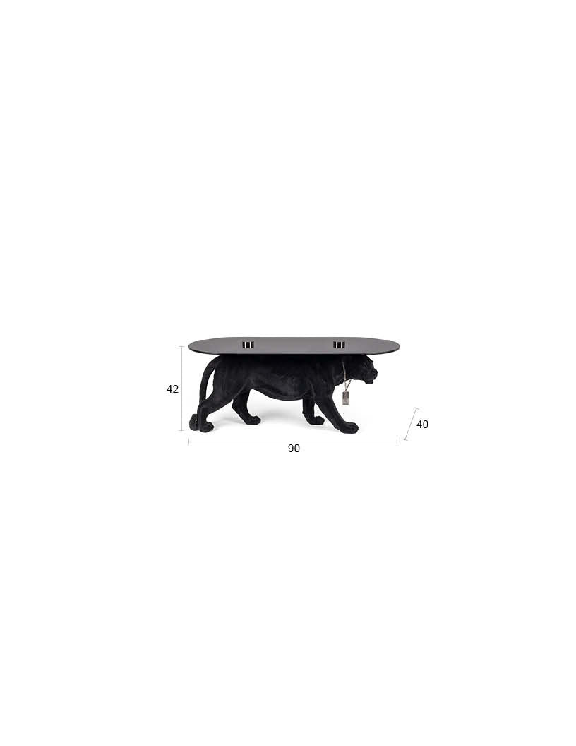 DOPE AS HELL Beistelltisch in Schwarz präsentiert im Onlineshop von KAQTU Design AG. Couchtisch ist von Bold Monkey
