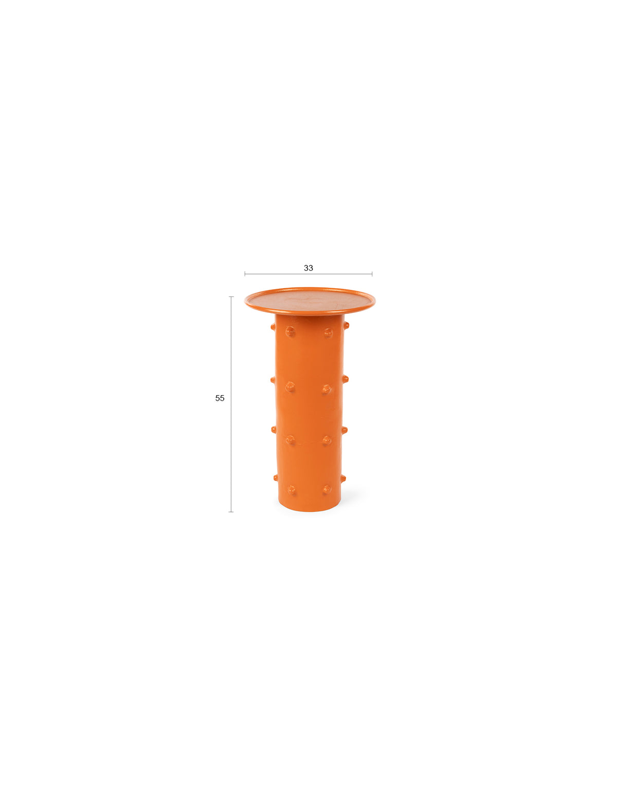 Pinch Me Beistelltisch in orange präsentiert im Onlineshop von KAQTU Design AG. Couchtisch ist von Bold Monkey