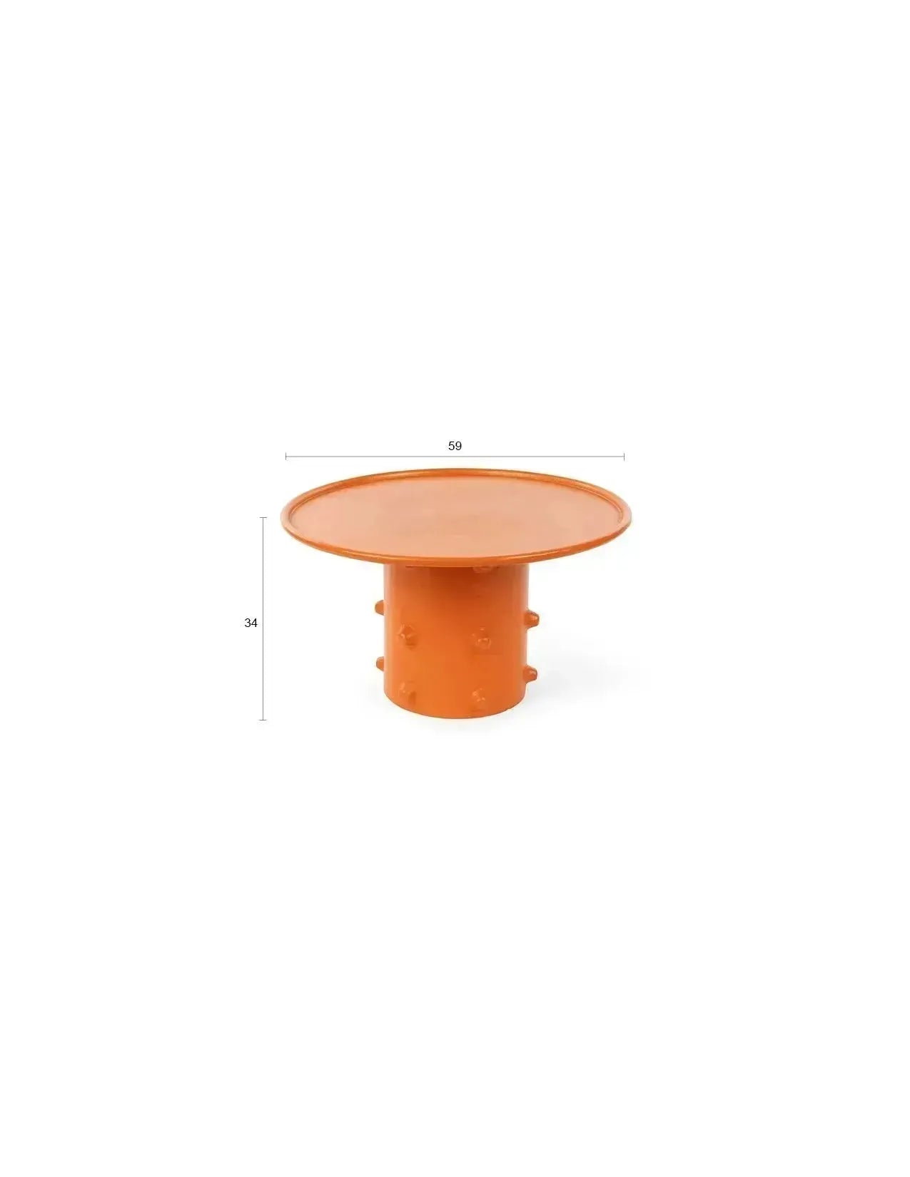 Pinch Me Beistelltisch in Orange präsentiert im Onlineshop von KAQTU Design AG. Beistelltisch ist von Bold Monkey