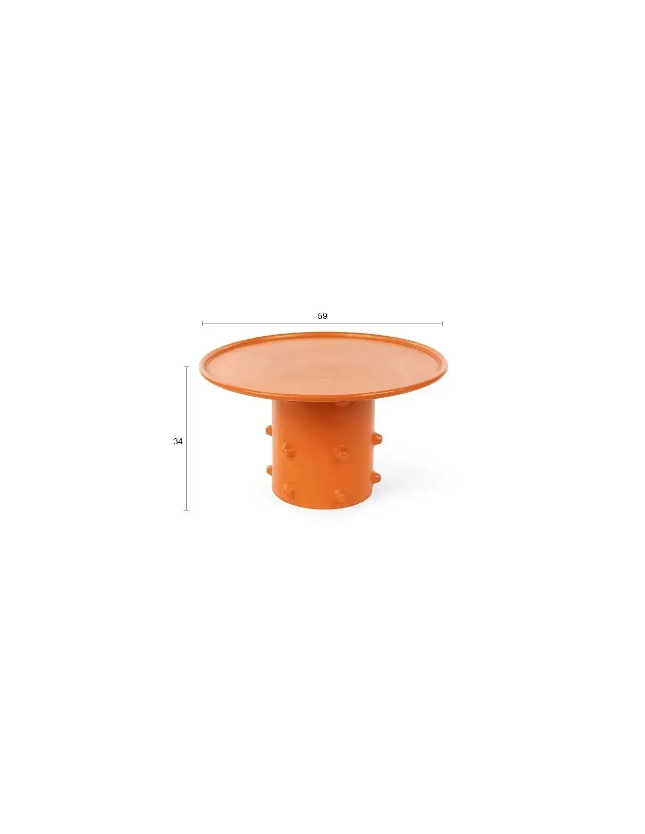 Pinch Me Beistelltisch in Orange präsentiert im Onlineshop von KAQTU Design AG. Beistelltisch ist von Bold Monkey