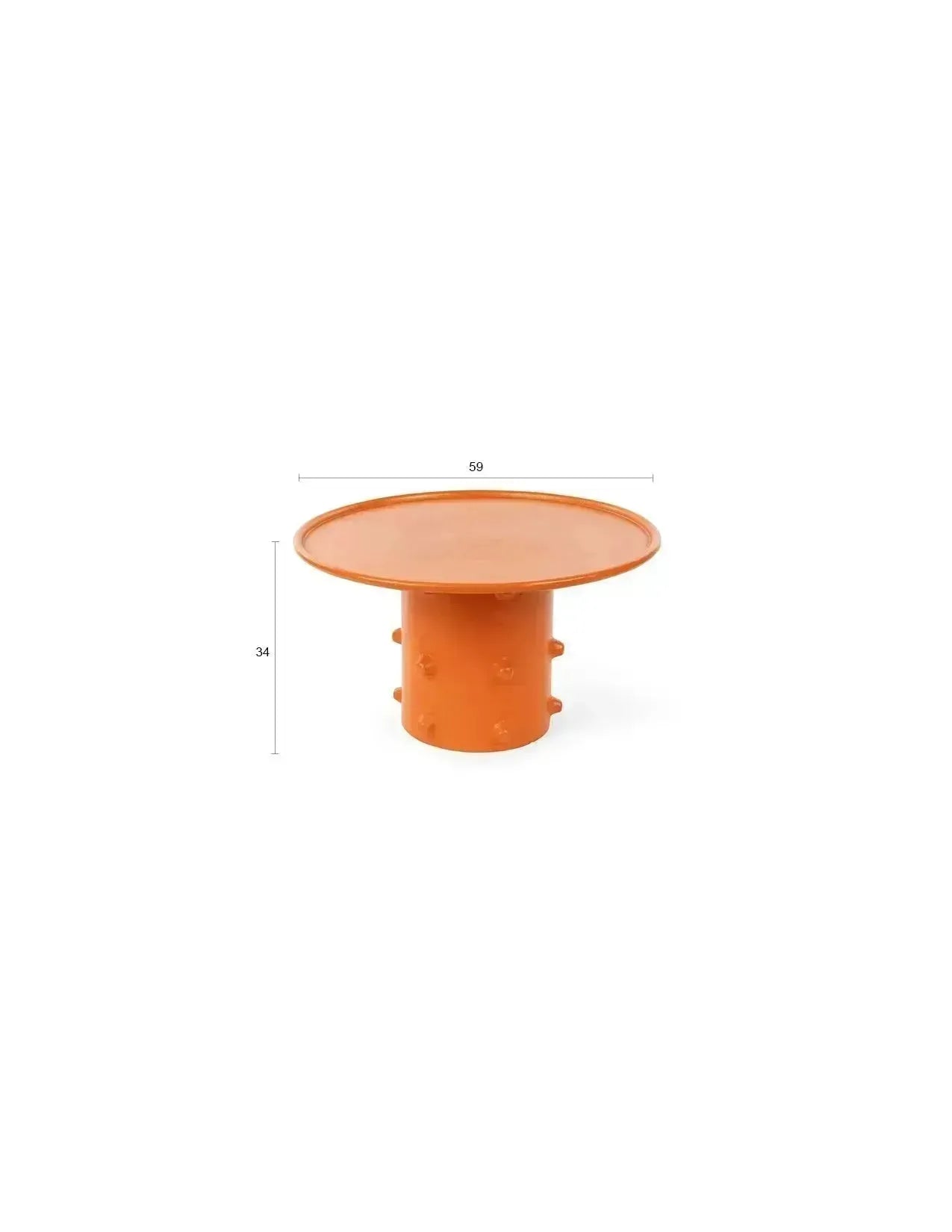Pinch Me Beistelltisch in Orange präsentiert im Onlineshop von KAQTU Design AG. Beistelltisch ist von Bold Monkey