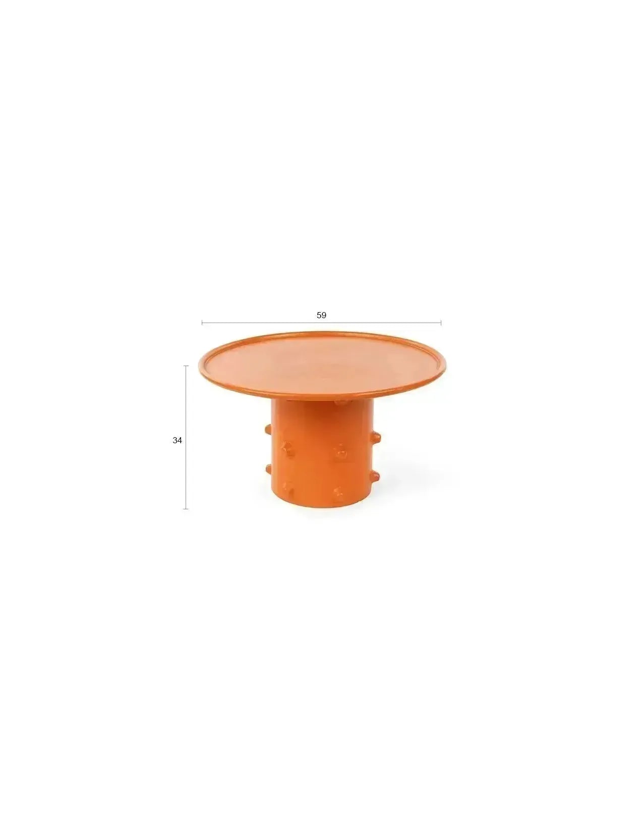 Pinch Me Beistelltisch in Orange präsentiert im Onlineshop von KAQTU Design AG. Beistelltisch ist von Bold Monkey