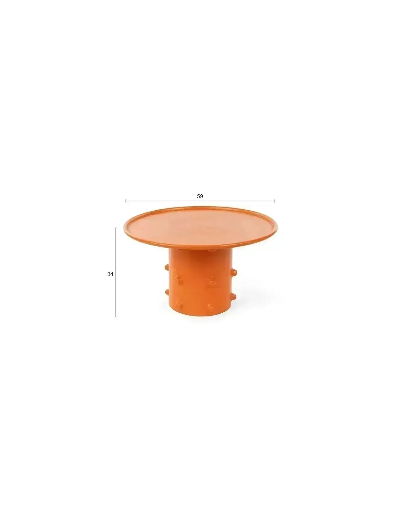 Pinch Me Beistelltisch in Orange präsentiert im Onlineshop von KAQTU Design AG. Beistelltisch ist von Bold Monkey