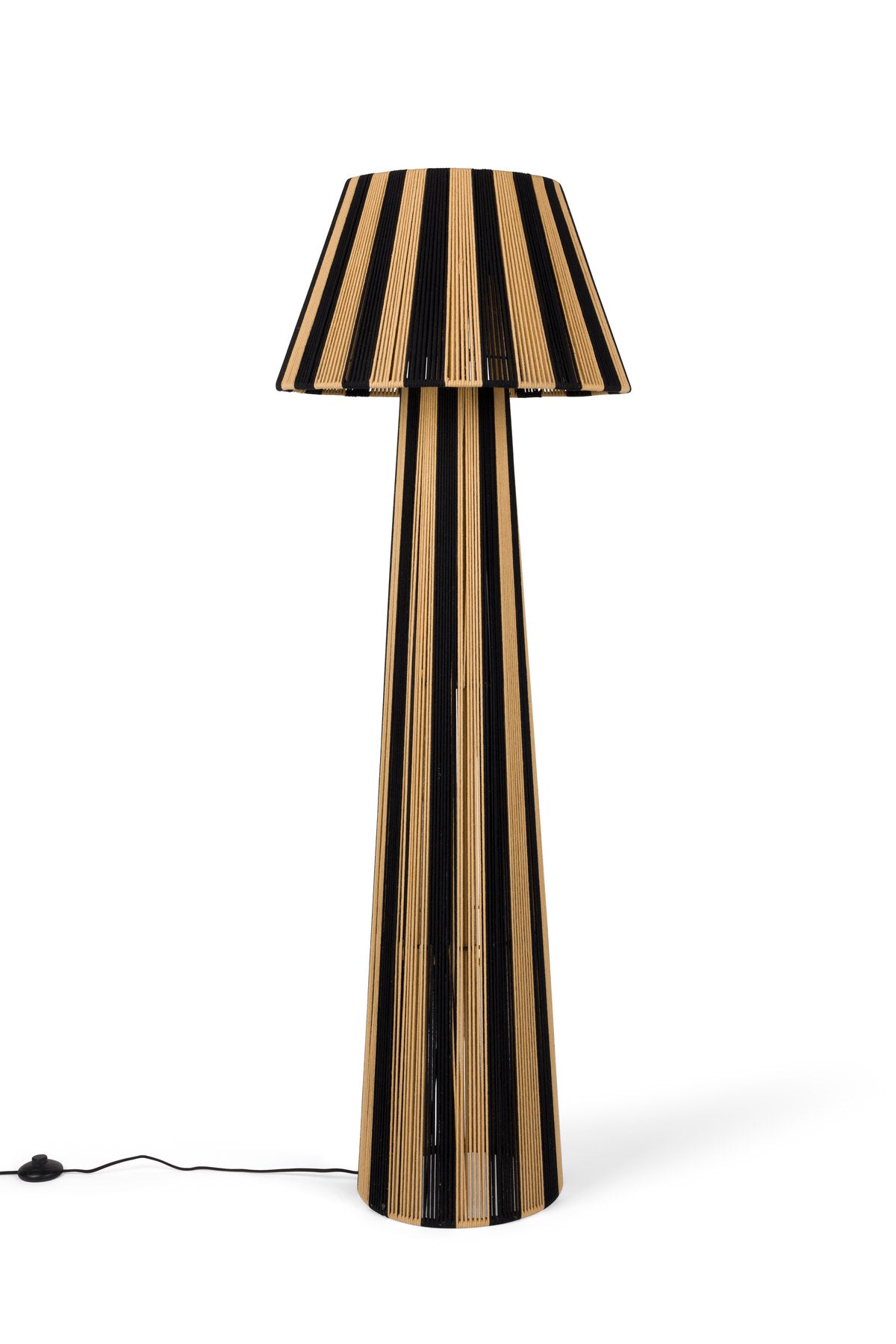 Stehleuchte Stripe it up in Schwarz präsentiert im Onlineshop von KAQTU Design AG. Stehleuchte ist von Bold Monkey