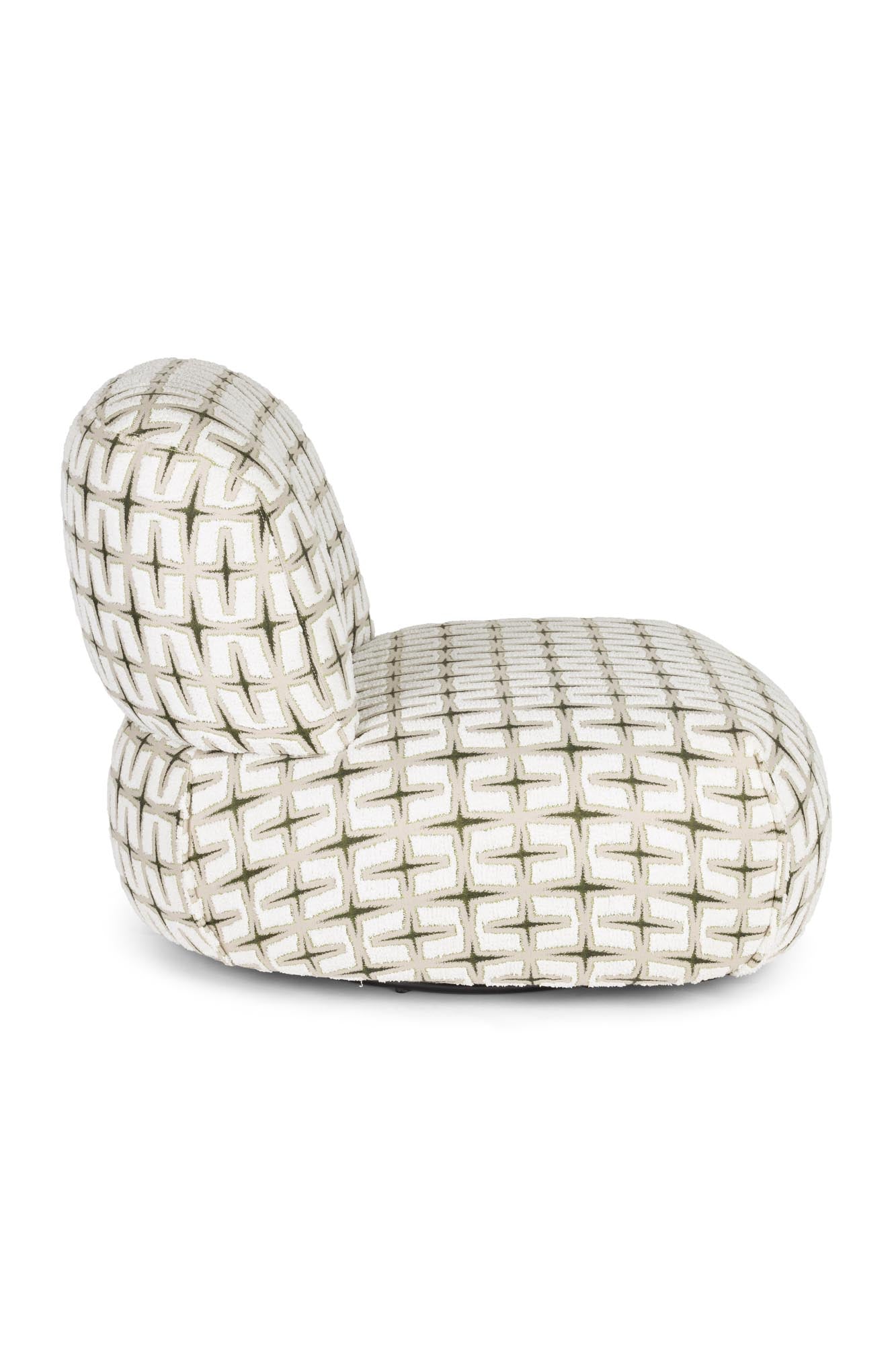 Erleben Sie den Lounge Stuhl Ritz Beige Green von Bold Monkey – ein elegantes Möbelstück, das Stil und Gemütlichkeit in jeden Raum bringt.