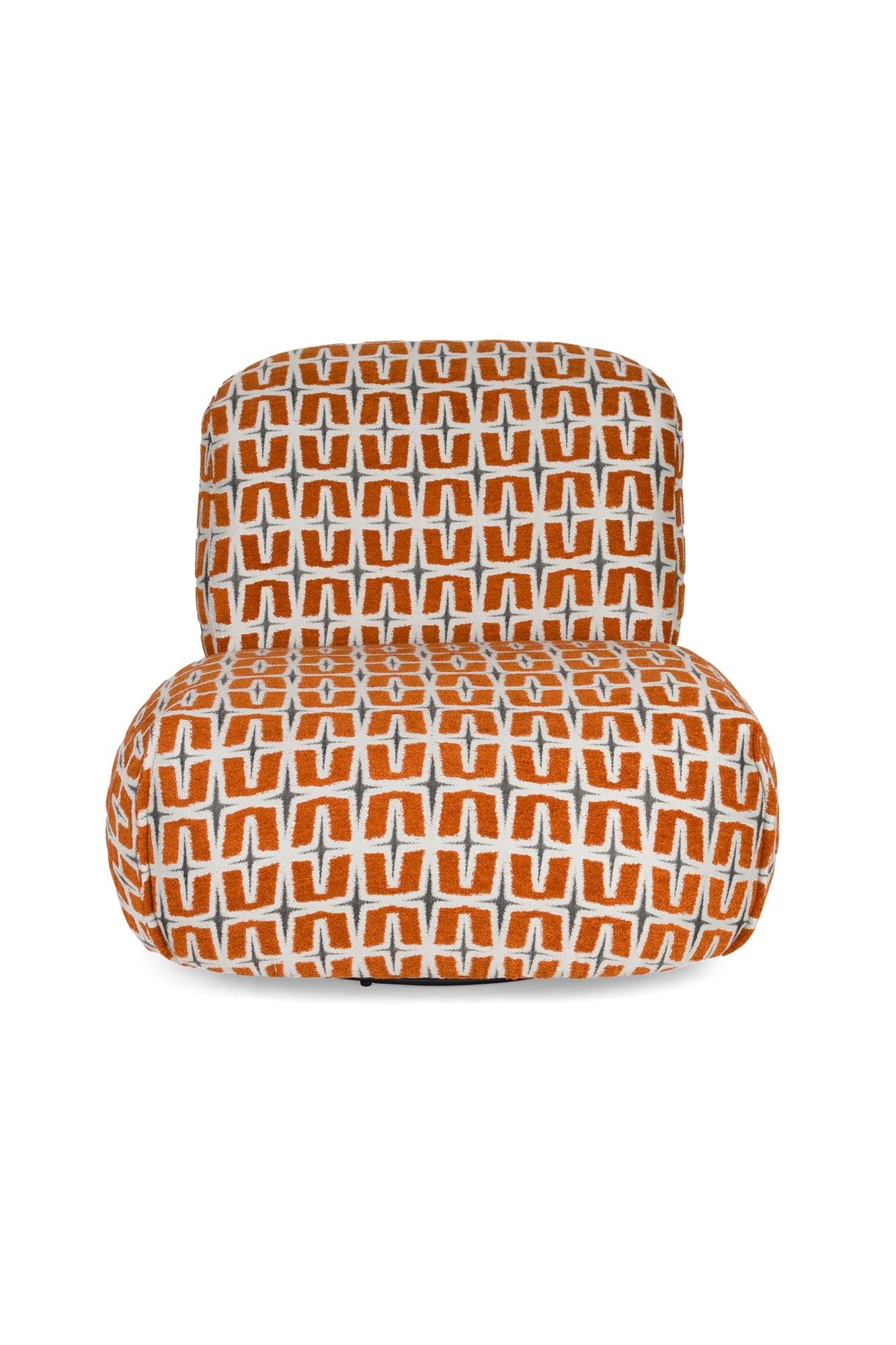 Lounge Stuhl Ritz Beige Burned Orange in Orange präsentiert im Onlineshop von KAQTU Design AG. Sessel ist von Bold Monkey