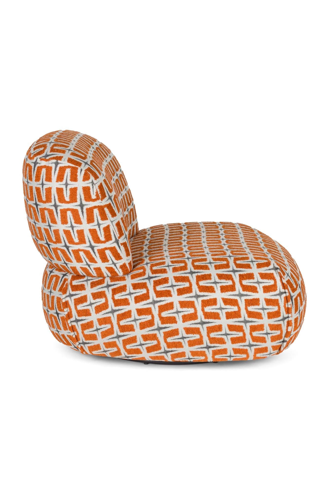 Lounge Stuhl Ritz Beige Burned Orange in Orange präsentiert im Onlineshop von KAQTU Design AG. Sessel ist von Bold Monkey