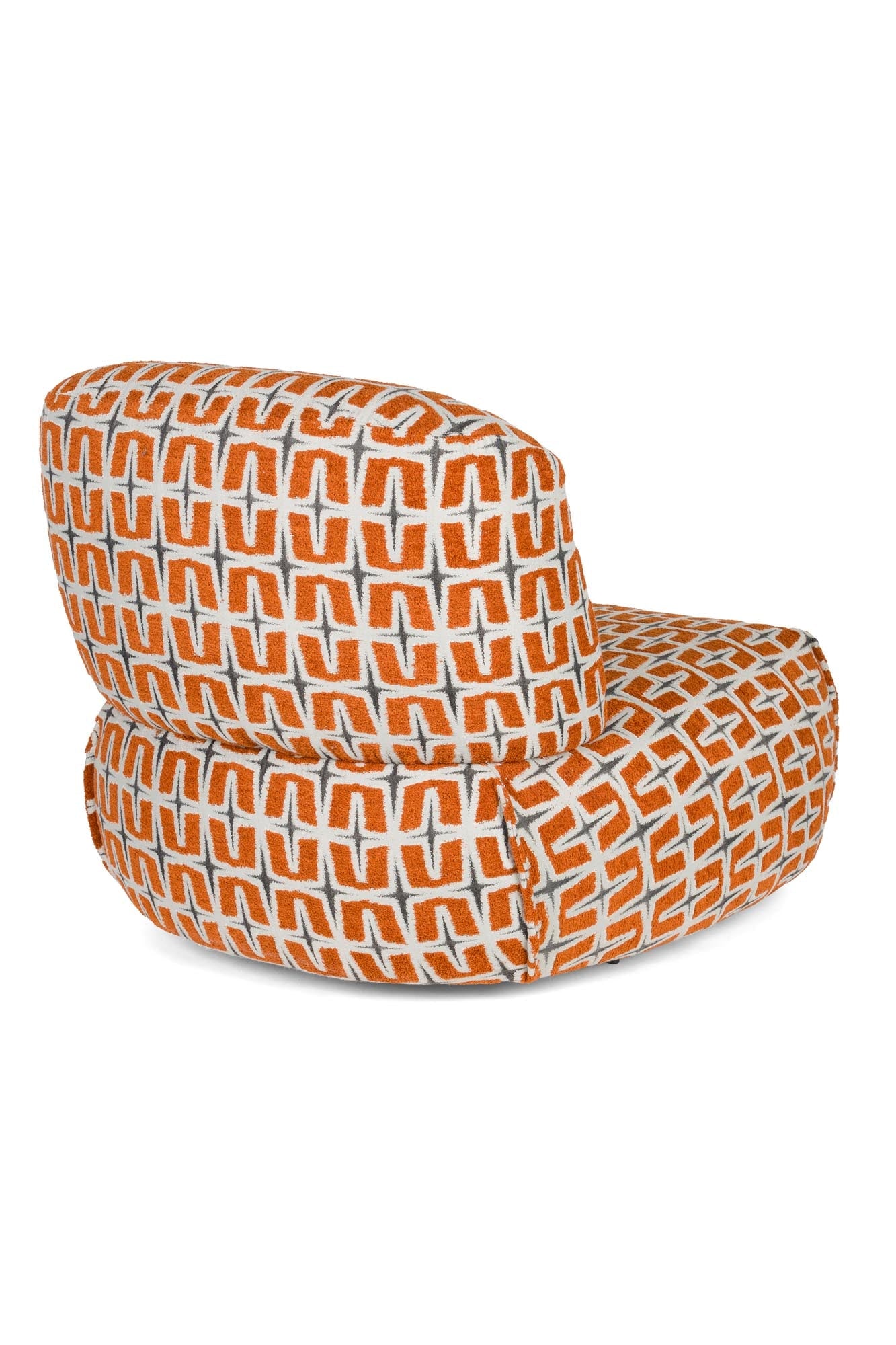 Lounge Stuhl Ritz Beige Burned Orange in Orange präsentiert im Onlineshop von KAQTU Design AG. Sessel ist von Bold Monkey