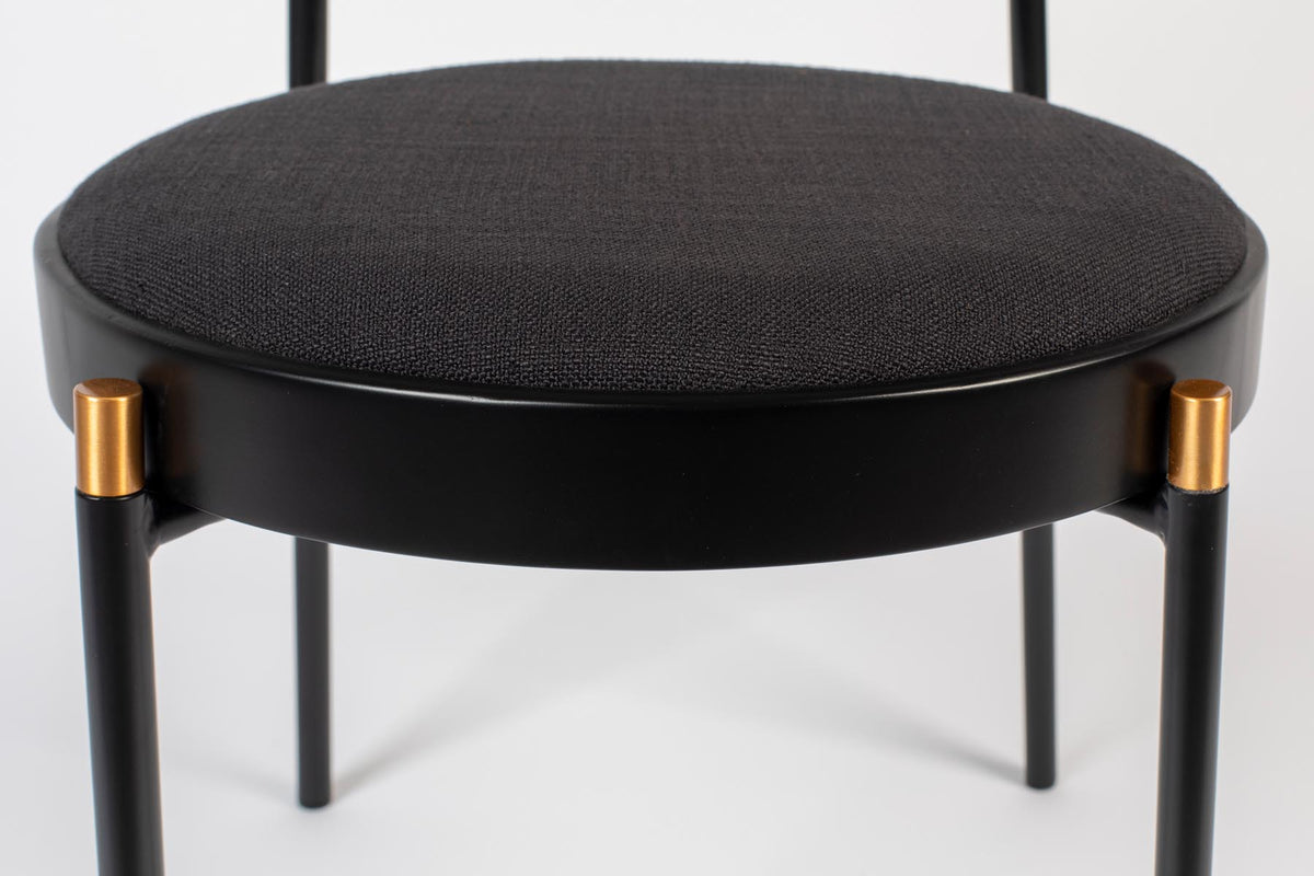 Don't stop the webbing Stuhl in Schwarz/Natur präsentiert im Onlineshop von KAQTU Design AG. Stuhl ist von Bold Monkey