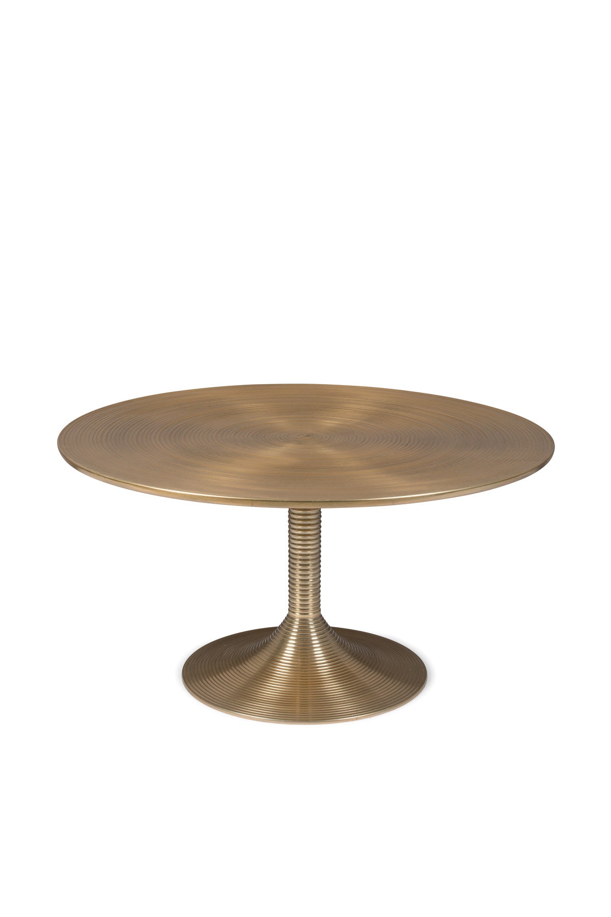 HYPNOTISING ROUND Beistelltisch in Gold präsentiert im Onlineshop von KAQTU Design AG. Couchtisch ist von Bold Monkey
