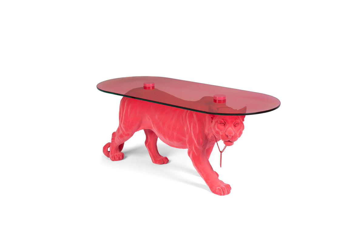 DOPE AS HELL Beistelltisch in Pink präsentiert im Onlineshop von KAQTU Design AG. Couchtisch ist von Bold Monkey