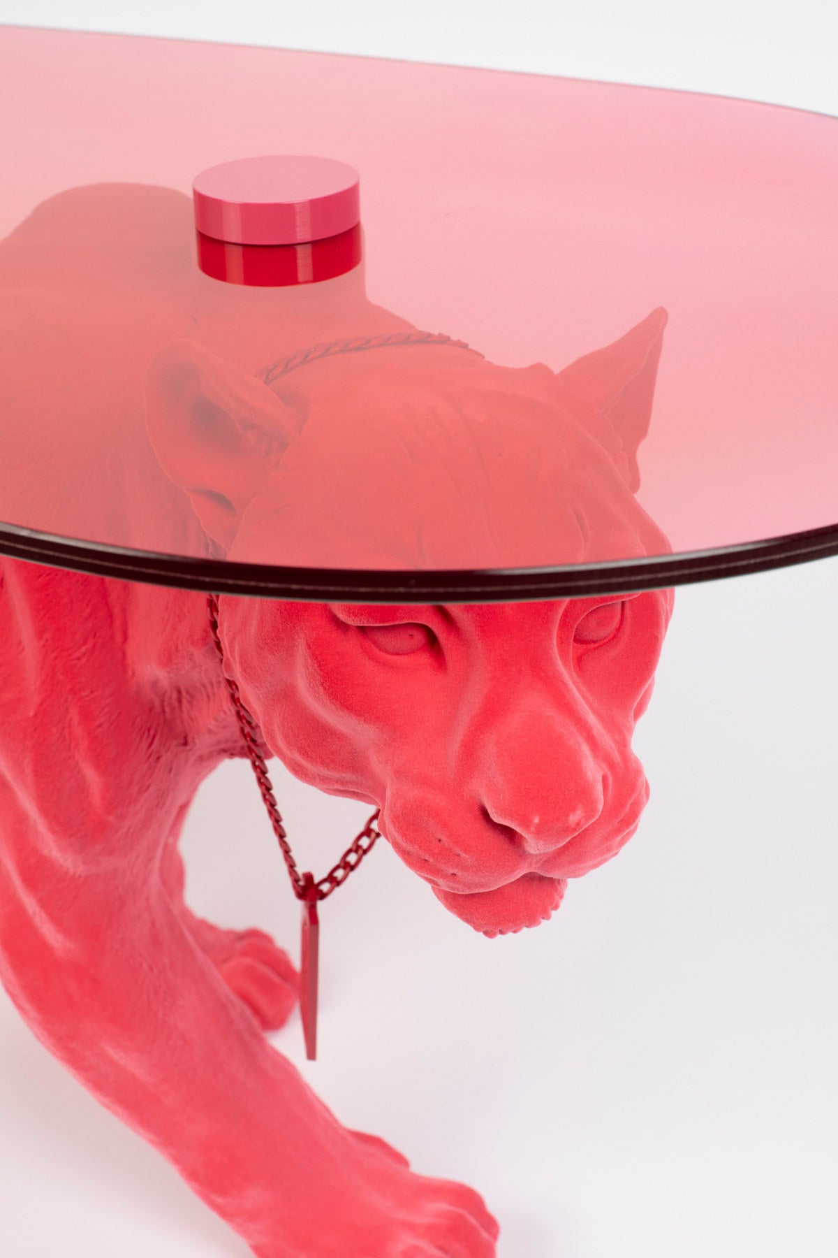 DOPE AS HELL Beistelltisch in Pink präsentiert im Onlineshop von KAQTU Design AG. Couchtisch ist von Bold Monkey