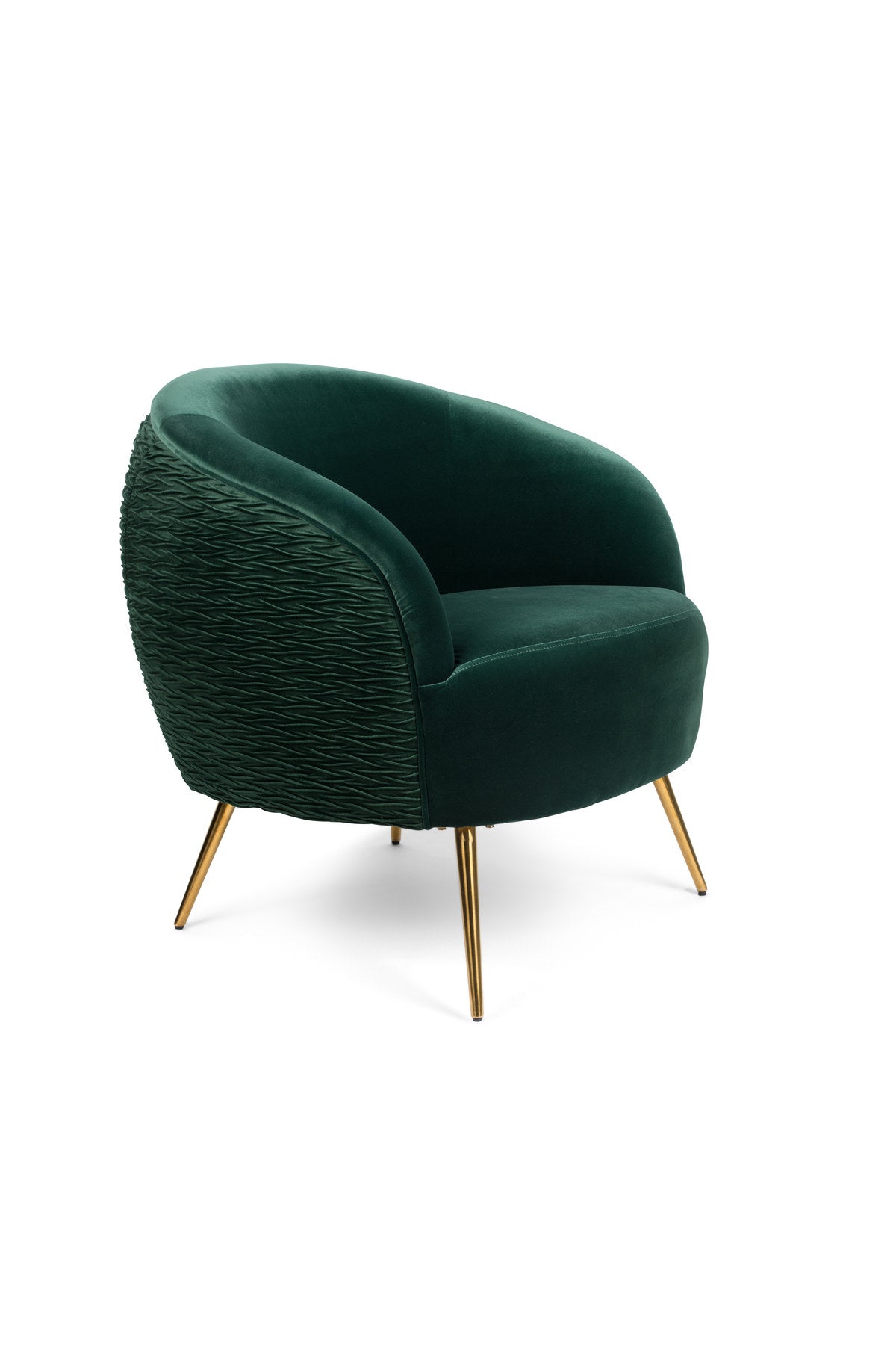 SO CURVY Loungesessel in Grün präsentiert im Onlineshop von KAQTU Design AG. Sessel ist von Bold Monkey