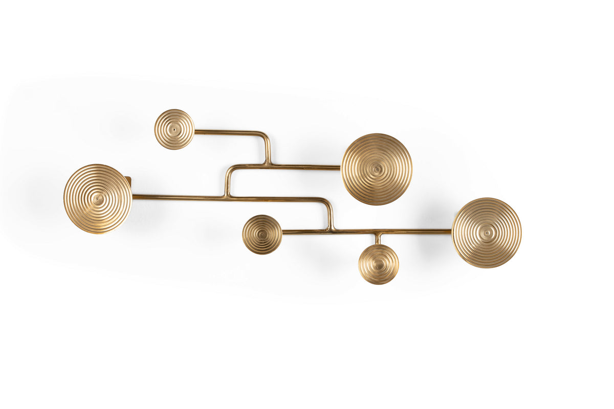 Kleiderhaken HYPNOTISING in Gold präsentiert im Onlineshop von KAQTU Design AG. Kleiderhaken ist von Bold Monkey
