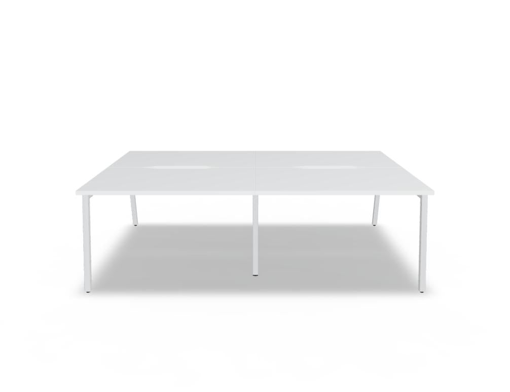 Ogi M Bench BOM32E2 - Doppelschreibtisch in Honigeiche präsentiert im Onlineshop von KAQTU Design AG. Schreibtisch ist von Mdd