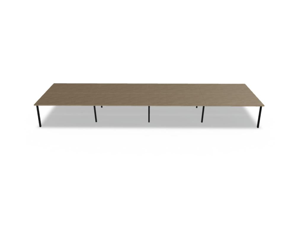 Ogi M Bench BOM34E4 - Doppelschreibtisch in Honigeiche präsentiert im Onlineshop von KAQTU Design AG. Schreibtisch ist von Mdd