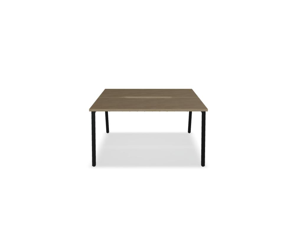 Ogi M Bench BOM44 - Doppelschreibtisch in Honigeiche präsentiert im Onlineshop von KAQTU Design AG. Schreibtisch ist von Mdd