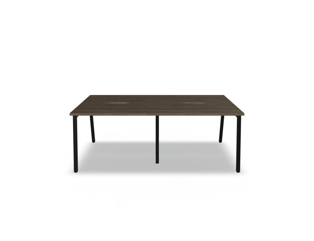 Ogi M Bench BOM50E2 - Doppelschreibtisch in Honigeiche präsentiert im Onlineshop von KAQTU Design AG. Schreibtisch ist von Mdd