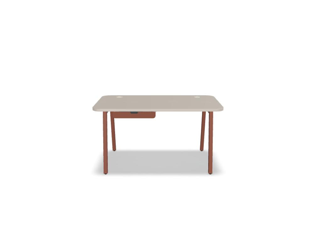 Ogi M BOMZ03 - Schreibtisch in Honigeiche präsentiert im Onlineshop von KAQTU Design AG. Schreibtisch ist von Mdd