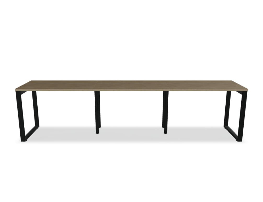 Ogi Q BOQ10E3 - Schreibtisch in Honigeiche präsentiert im Onlineshop von KAQTU Design AG. Schreibtisch ist von Mdd