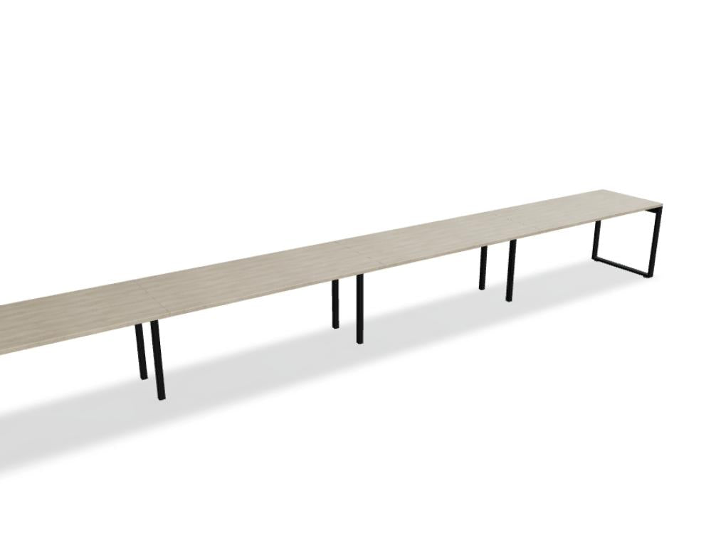 Ogi Q BOQ26E4 - Schreibtisch in Eiche Natur präsentiert im Onlineshop von KAQTU Design AG. Schreibtisch ist von Mdd