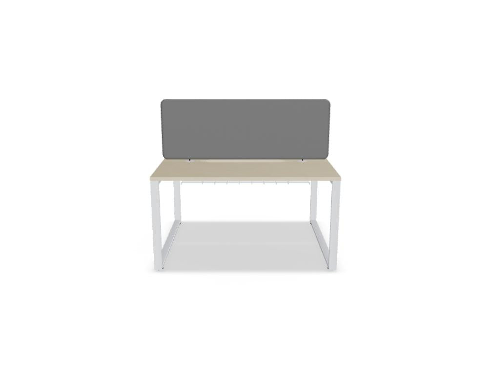 Ogi Q Bench BOQ54 - Doppelschreibtisch in Honigeiche präsentiert im Onlineshop von KAQTU Design AG. Schreibtisch ist von Mdd