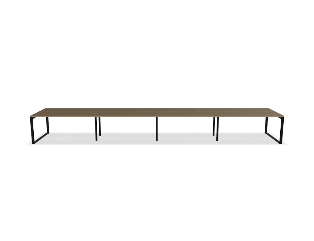 Ogi Q Bench BOQ56E4 - Doppelschreibtisch in Honigeiche präsentiert im Onlineshop von KAQTU Design AG. Schreibtisch ist von Mdd