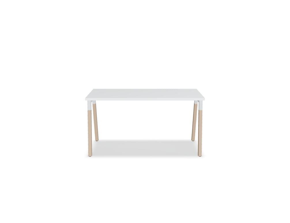 Ogi W BOW14 - Schreibtisch in Honigeiche präsentiert im Onlineshop von KAQTU Design AG. Schreibtisch ist von Mdd