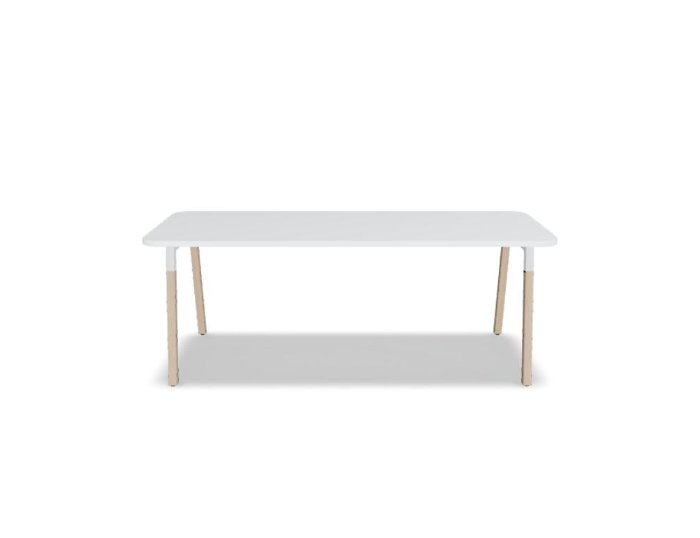 Ogi W BOWZ06 - Schreibtisch in Honigeiche präsentiert im Onlineshop von KAQTU Design AG. Schreibtisch ist von Mdd