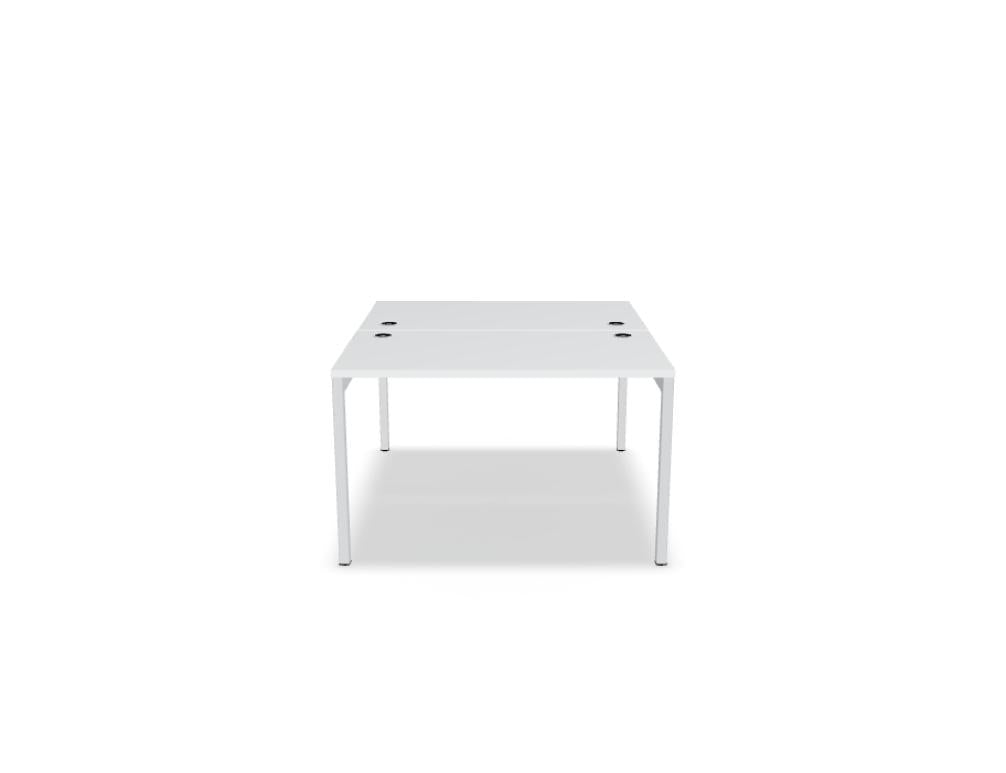 Ogi Y Bench BOY42 - Doppelschreibtisch in Honigeiche präsentiert im Onlineshop von KAQTU Design AG. Schreibtisch ist von Mdd