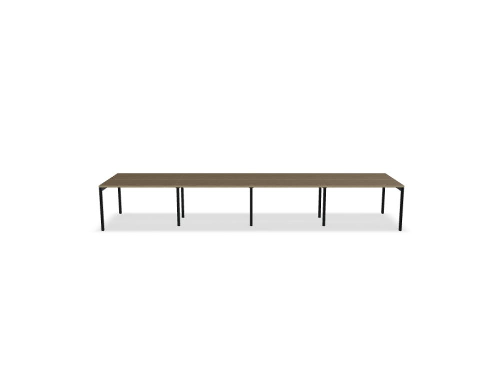 Ogi Y Bench BOY52E4 - Doppelschreibtisch in Honigeiche präsentiert im Onlineshop von KAQTU Design AG. Schreibtisch ist von Mdd