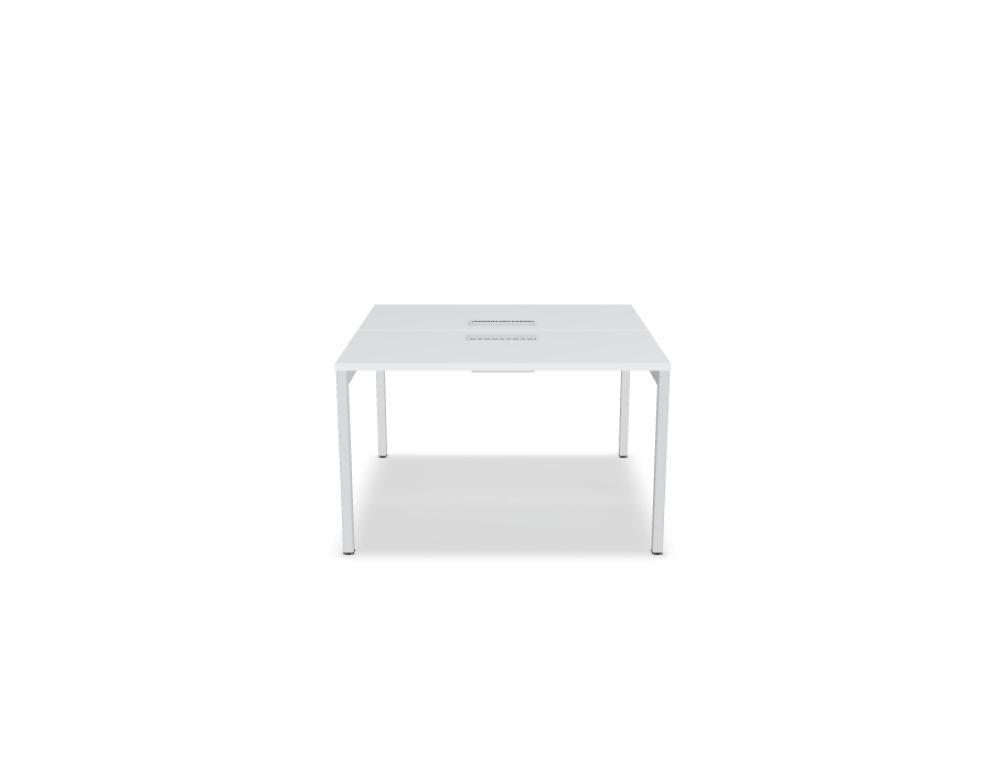 Ogi Y Bench BOY52 - Doppelschreibtisch in Honigeiche präsentiert im Onlineshop von KAQTU Design AG. Schreibtisch ist von Mdd