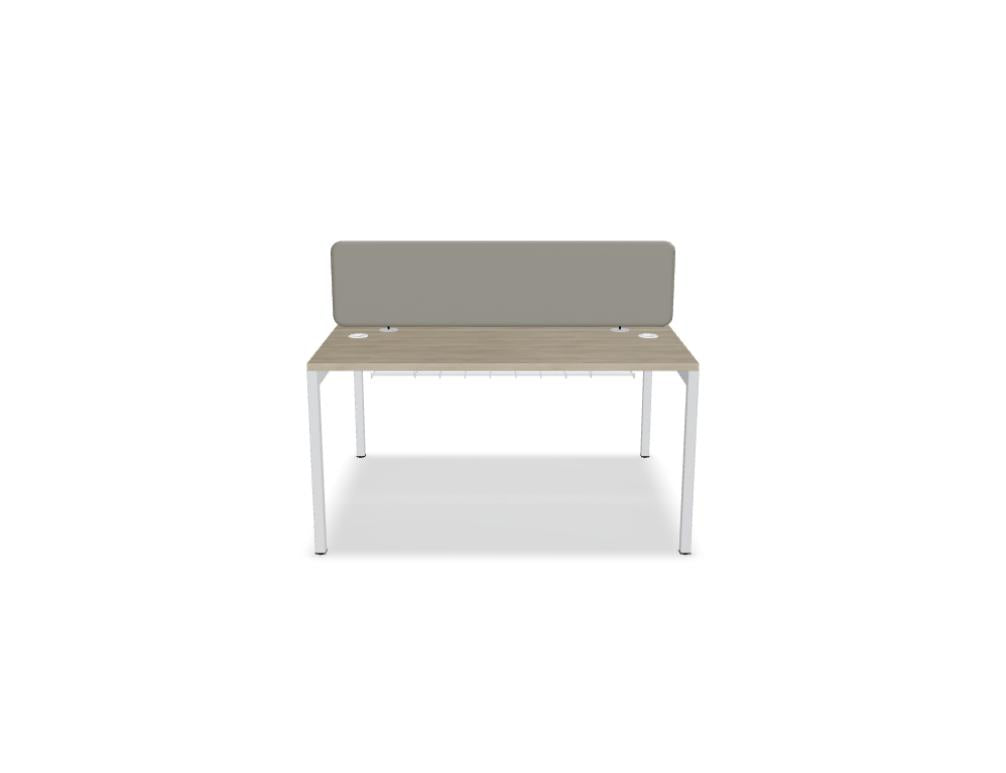 Ogi Y Bench BOY54 - Doppelschreibtisch in Honigeiche präsentiert im Onlineshop von KAQTU Design AG. Schreibtisch ist von Mdd