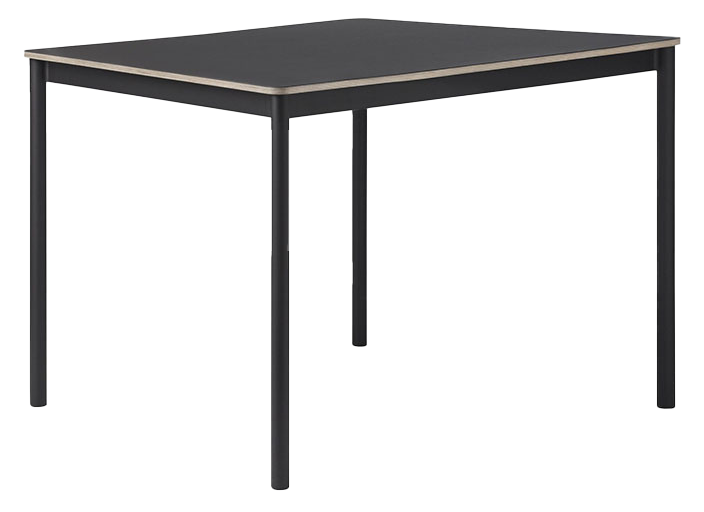 Base Tisch in Schwarz präsentiert im Onlineshop von KAQTU Design AG. Schreibtisch ist von Muuto
