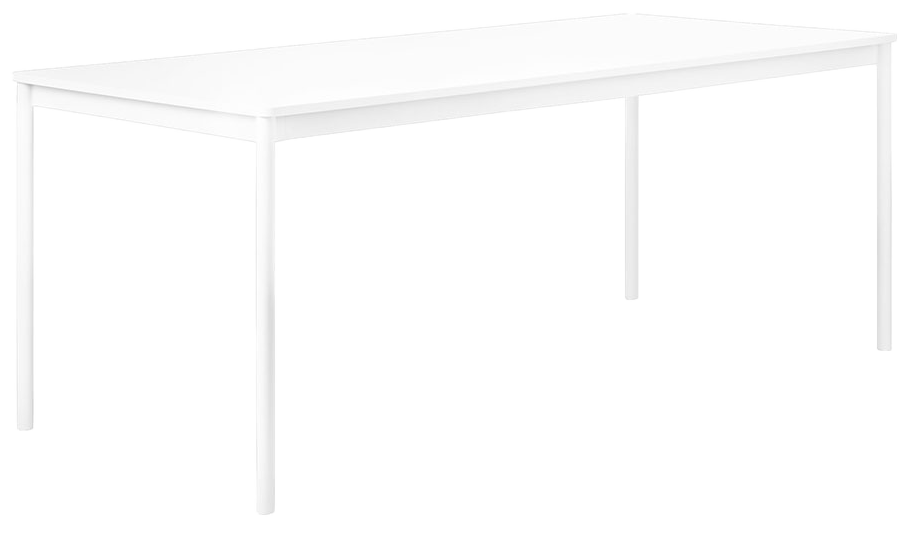 Base Tisch in Weiss präsentiert im Onlineshop von KAQTU Design AG. Schreibtisch ist von Muuto