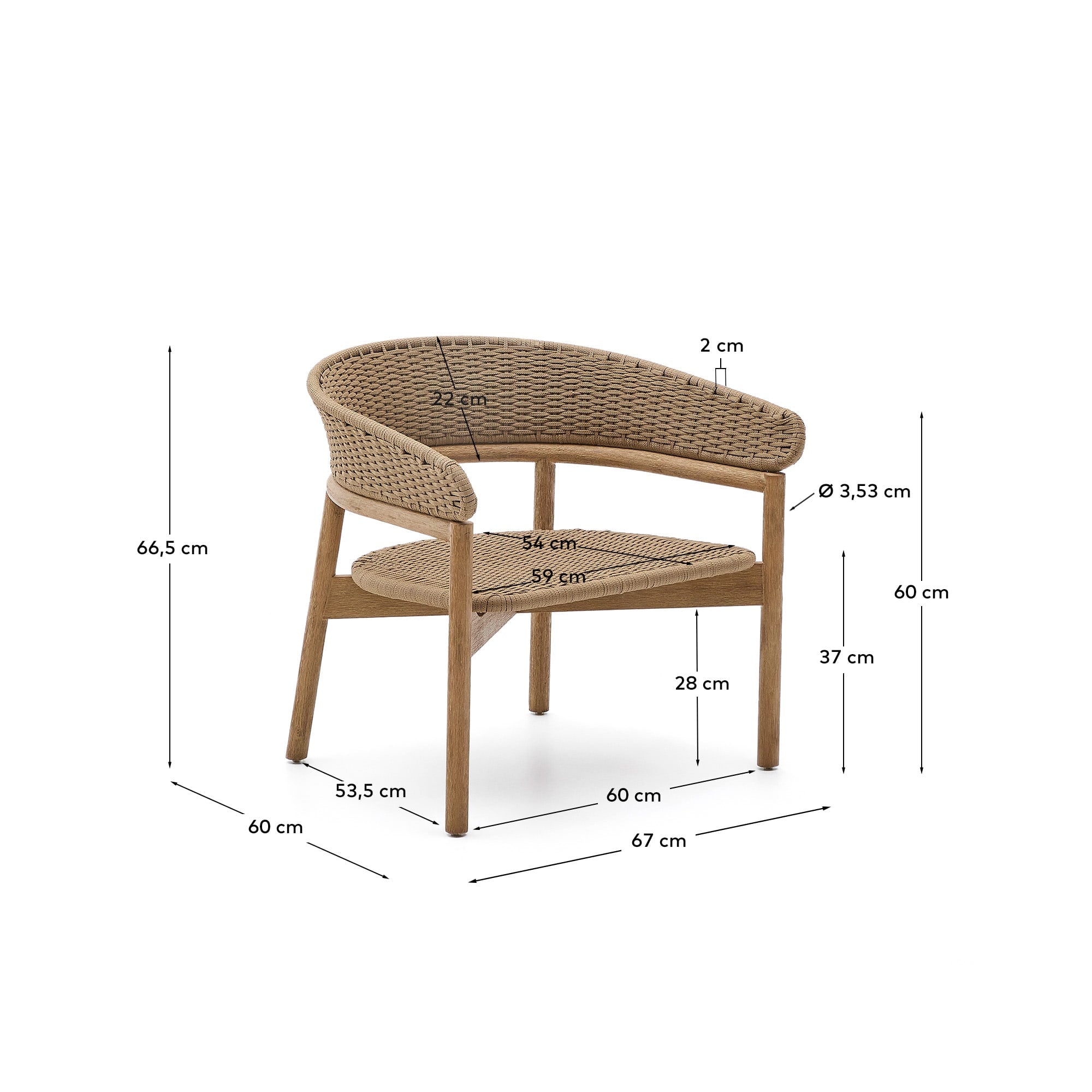 Der Sessel Arinella aus robustem Akazienholz vereint elegantes Design mit außergewöhnlichem Komfort. Ideal für stilvolle Innen- und Außenbereiche.
